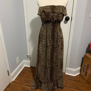 Forever 21 Animal Print Maxi Dress